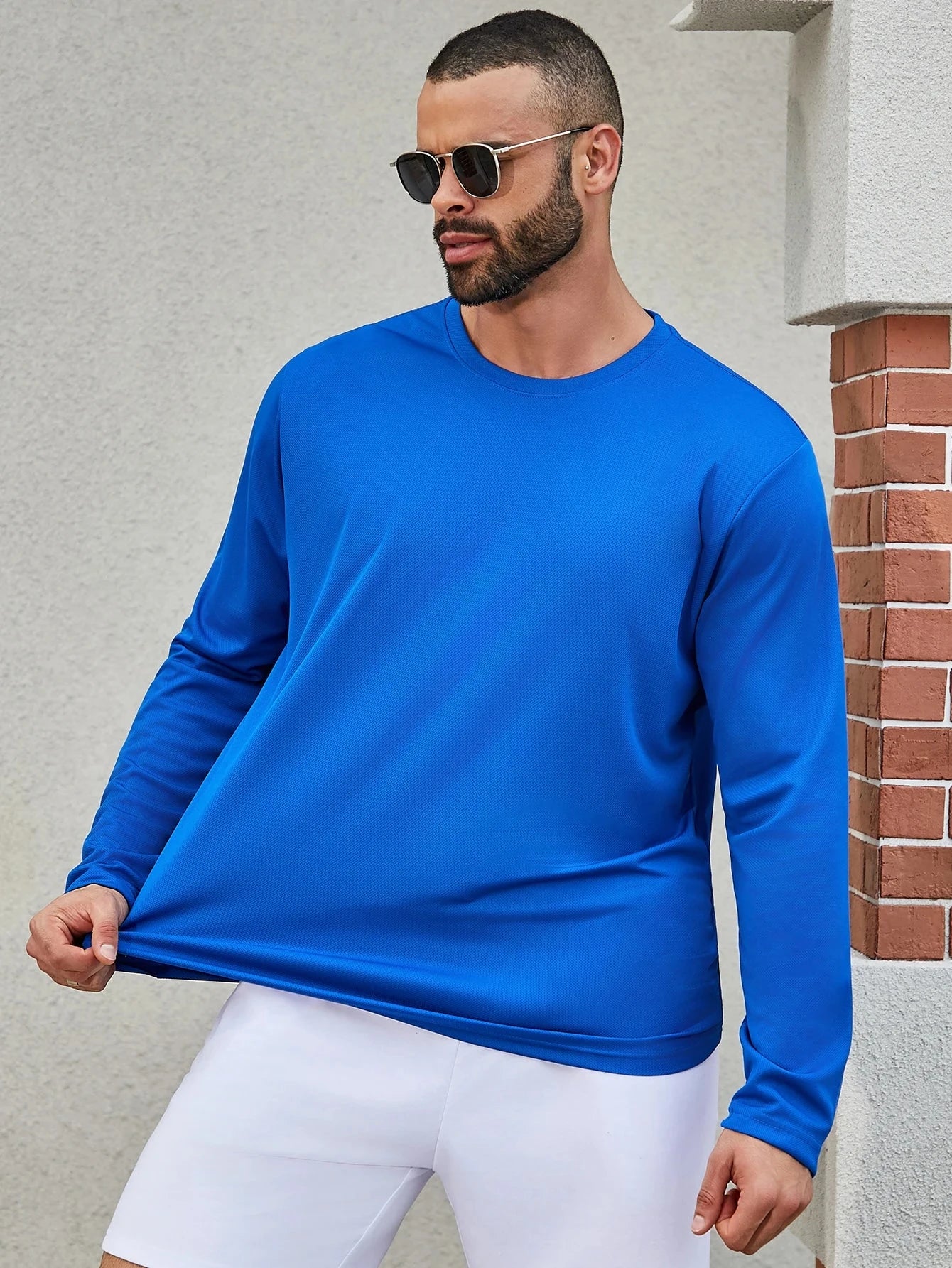 11 colors randomly selected 6-piece men's quick drying long sleeved T-shirt moisture wicking casual and breathable Shopifynow