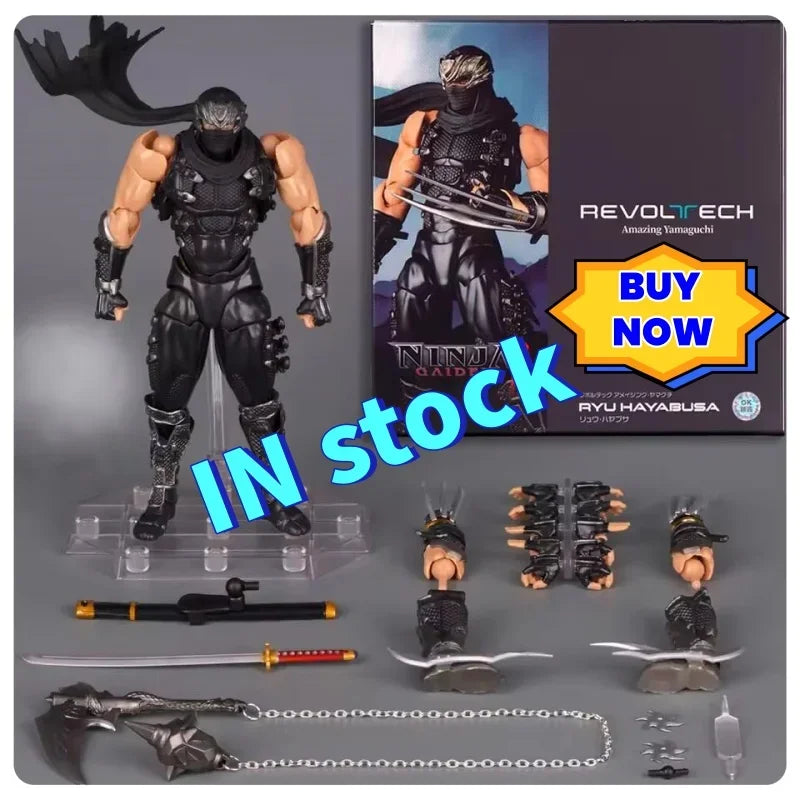 Hot New Product Amazing Yamaguchi Ninja Gaiden Ryu Action Doll Pvc Model High Quality Collectible Toy Decoration Birthday Gifts Shopifynow