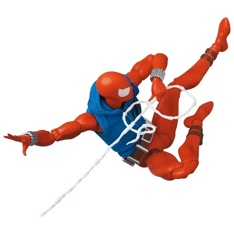 IN STOCK  Scarlet Spider Action Figure Mafex 186 Ben Reily Figures Comic Ver SpiderMan Anime Collection Ko Figure Model Toy Gift Shopifynow