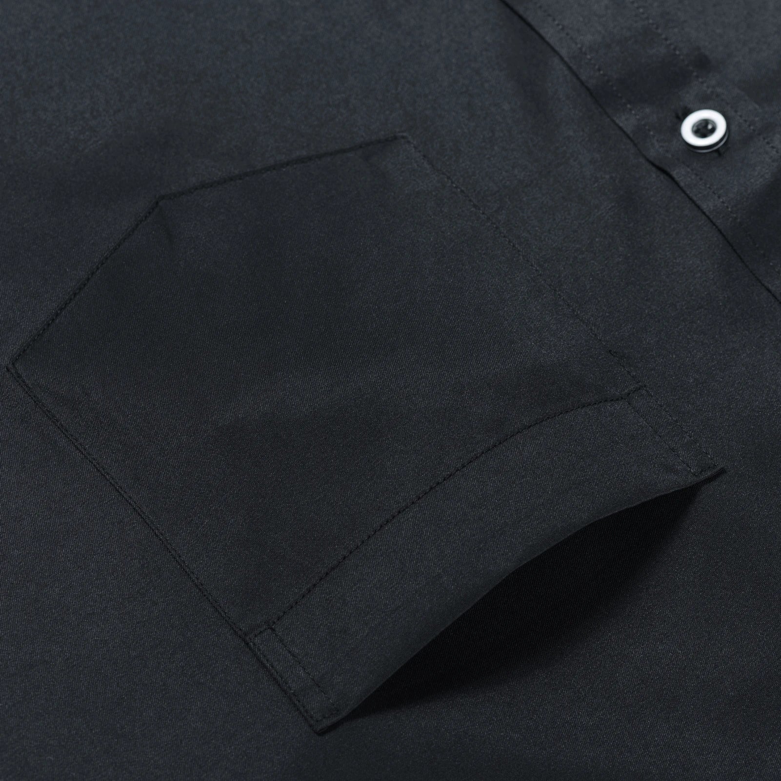 Men's Banded Collar Dress Shirts with Pocket Long Sleeve Mandarin Collar Versatile Shirt Solid Shirt For Business Activities Shopifynow