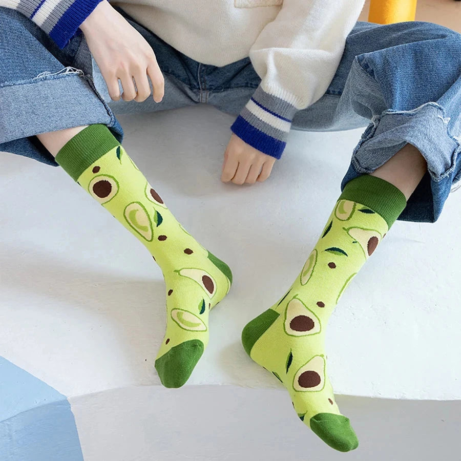 10/20/30Pairs random color happy socks men women crew socks novelty funny  street fashion animal  designer Shopifynow