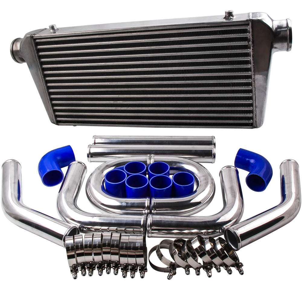 600x300x76 2.5" Intercooler Pipe ALLOY UNIVERSAL TURBO HARD PIPE 3" Thickness - Shopifynow