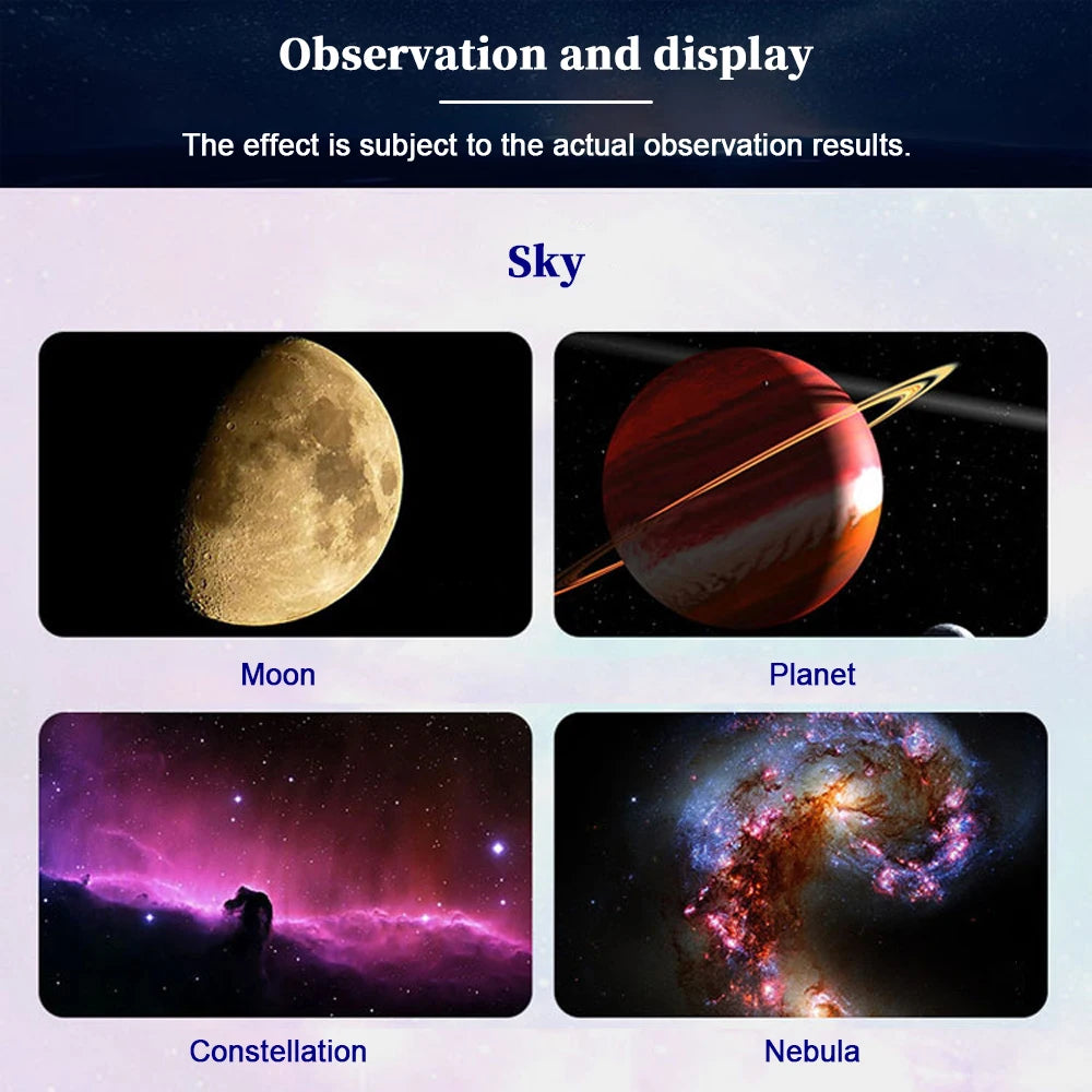 150X Astronomical Telescope , 70mm Aperture Refractor Portable Travel Telescope with Phone Adapter &Wireless Remote Shopifynow