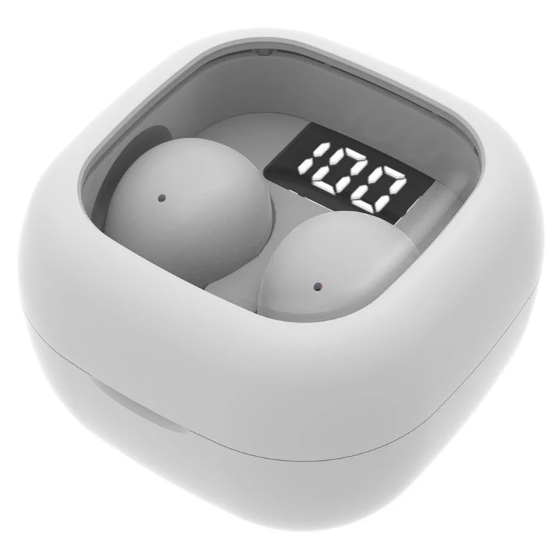 SK19 Super bass Earphones TWS Wireless Bluetooth Headset With Mic Smart Touch Headphones Invisible Mini Noise Reduction Earbuds Shopifynow