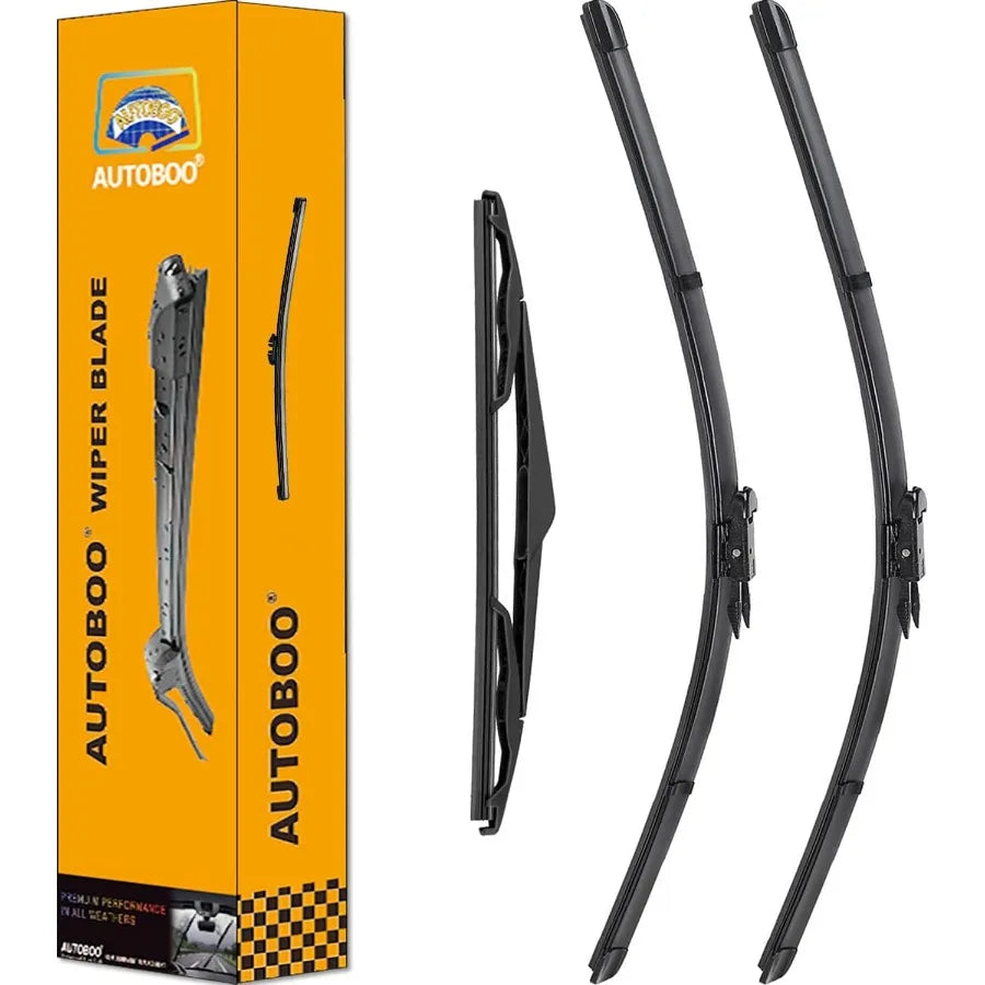 28+28 Windshield Wipers with 12 Inch Rear Wiper Blade Replacement for  Focus 20122018 Models Enhanced Visibility in Rain and Sn