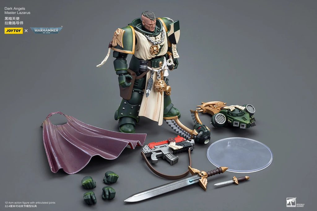 JOYTOY Warhammer 40K 1/18 Action Figure Dark Angels Master Lazarus Anime figures Toys Collection Model Shopifynow