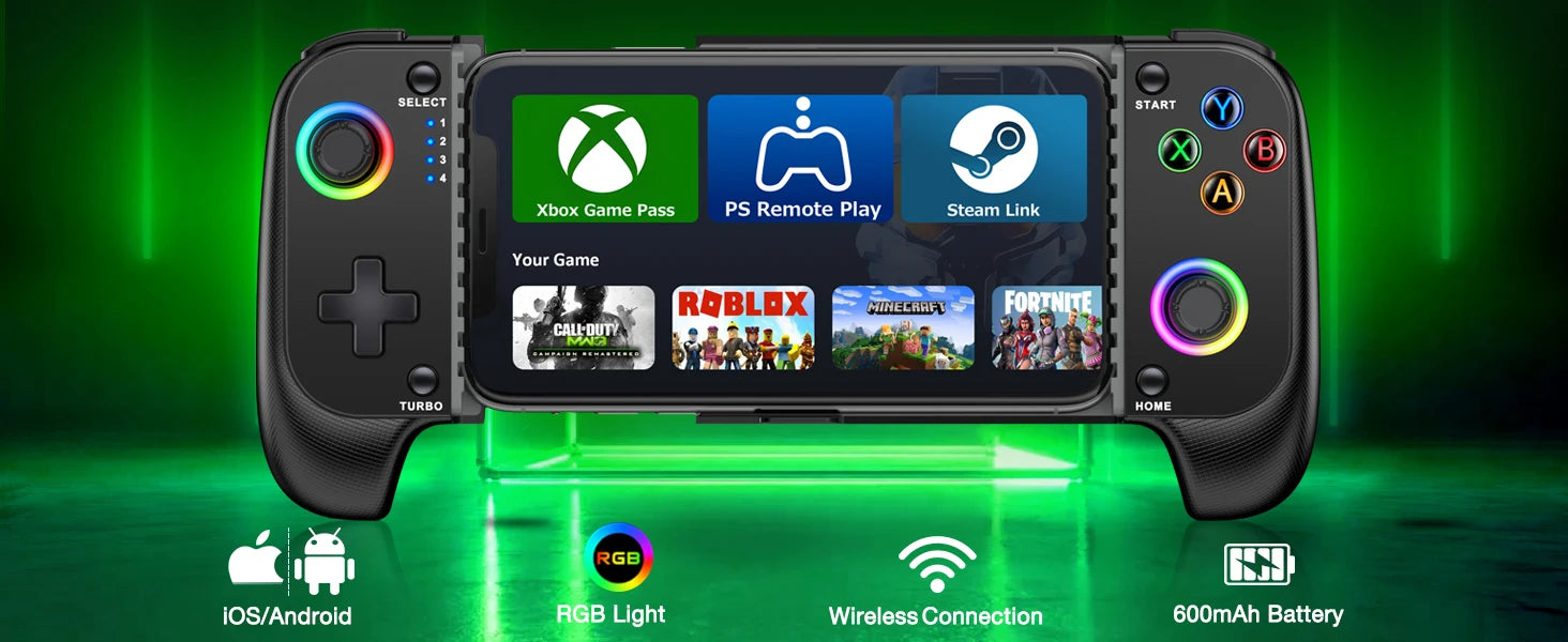 BEBONCOOL MC100 Gamepad Telescopic For Apple IOS Android PUBG COD Stretch Wireless Bluetooth Phone Game Controller Joystick Shopifynow