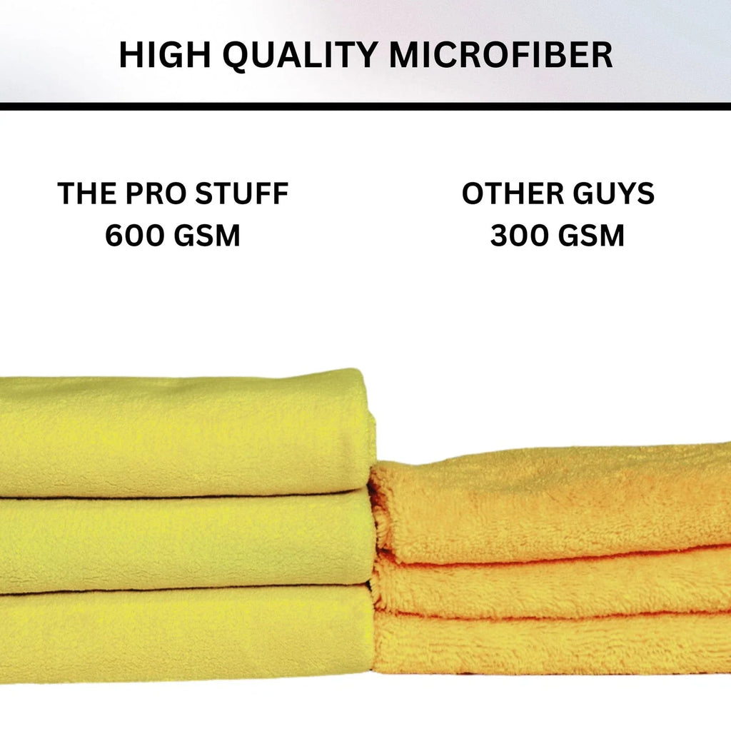 6 PCS 600GSM Car Cleaning Cloth Professional Cleaning Car Wiping Microfiber Towel Car Wash Towel Accessories Shopifynow