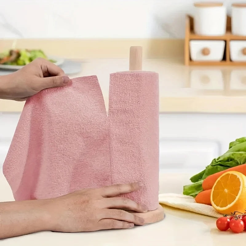 20 pcs microfiber household kitchen towels, reusable cleaning cloths, dishcloths, multi-functional towel substitutes