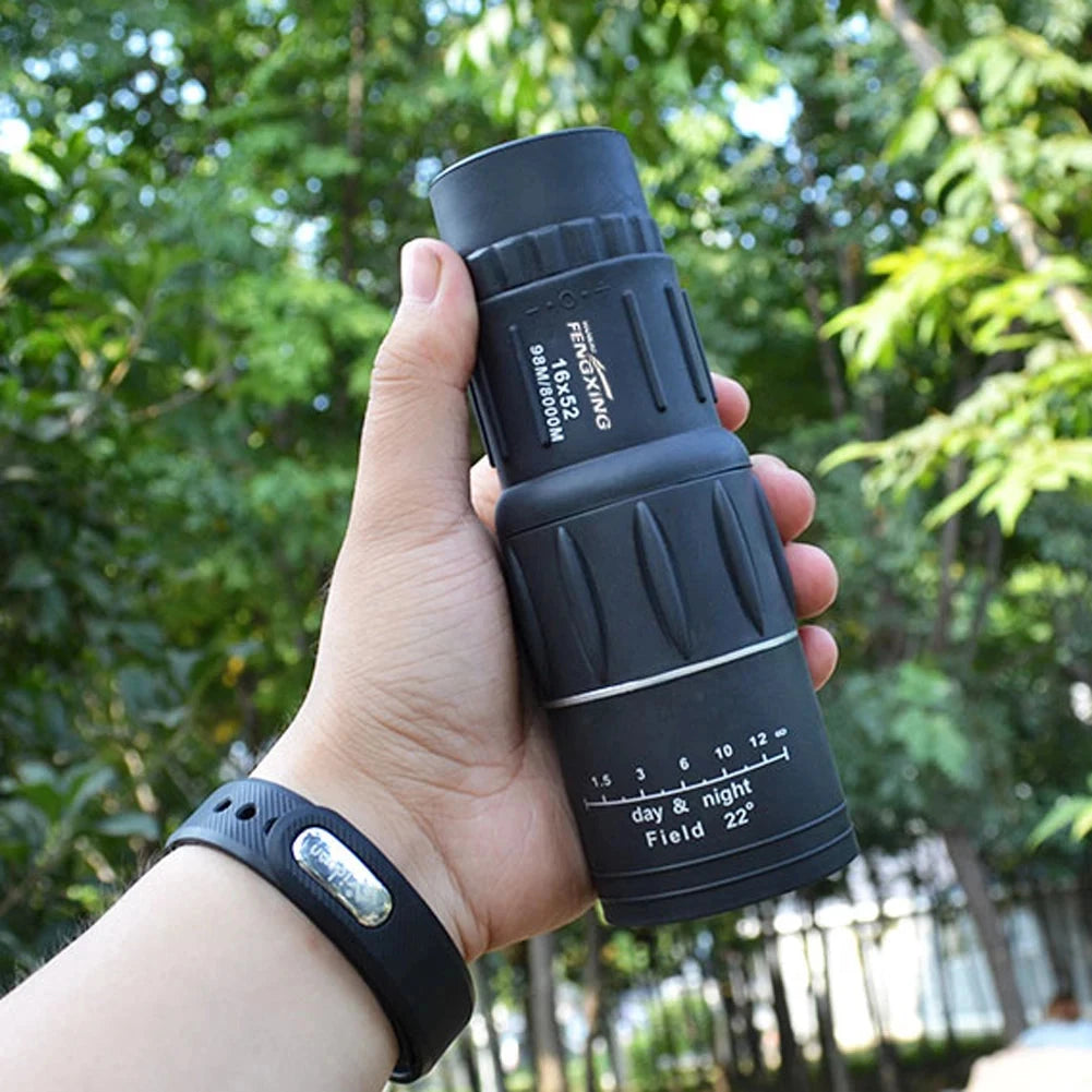 16x52 Portable Monocular Telescope 66M/8000M Zoom Long Range Spyglass Outdoor Binoculars for Outdoor Sports Camping Travel Shopifynow
