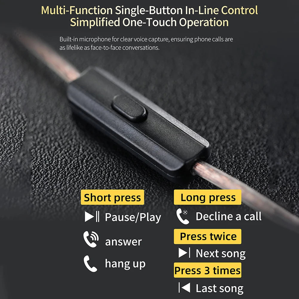 KZ EDX Lite IEM Monitor Headphones Dynamic HIFI Bass Music Earbuds In Ear Wired Earphones Noise Cancelling Sport Gaming Headsets Shopifynow