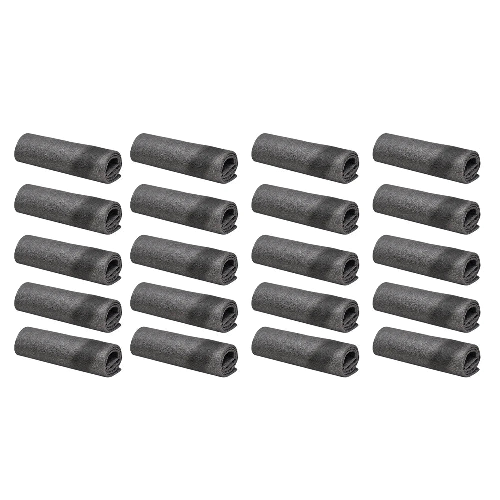 20/5PCS Thickened Magic Cleaning Cloth Reusable Microfiber Washing Rags Glass Wipe Towel For Kitchen Mirrors Auto Windows Shopifynow