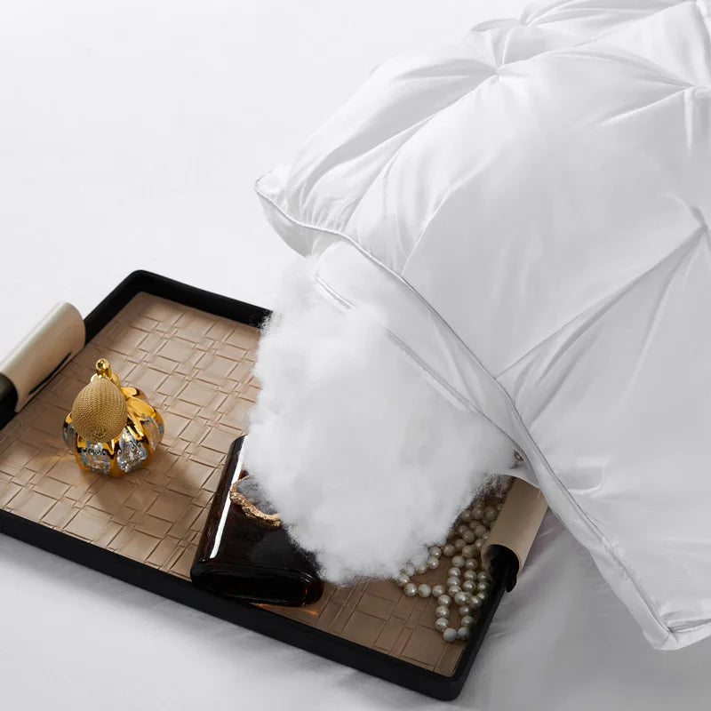 2-Piece Sleep Pillow Set, Soft Supportive Bed Pillows, Suitable for Back, Stomach, or Side Sleeping Luxury Hotel Pillows Shopifynow