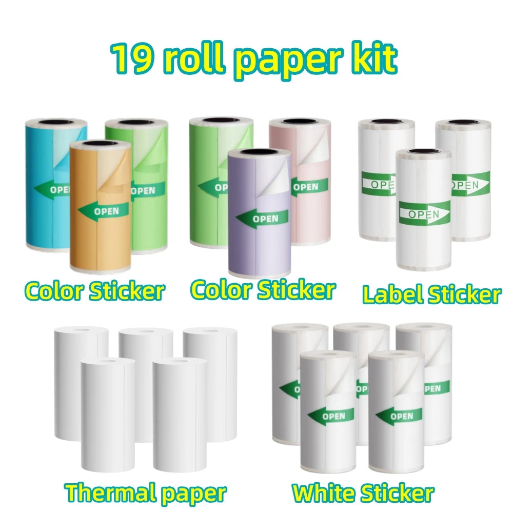 Dolewa D5 Inkless Printing Machine Thermal Printer Label Maker 12-57mm Adjustable Sticker Printer for Code Tag Journal Shopifynow