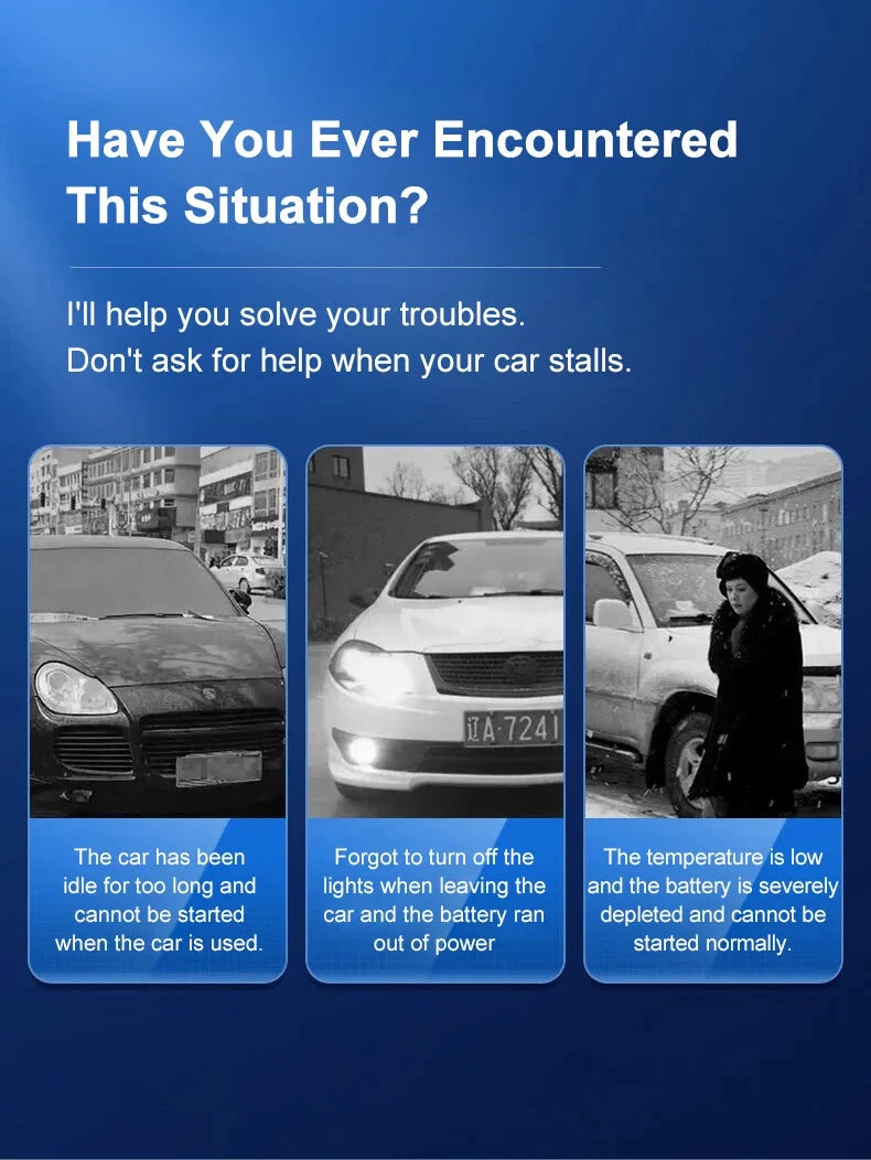 EAFC 12V Car Jump Start 600A-2000A Car Battery Starter Booster Auto Starting Device Emergency Start Portable Power Bank Shopifynow