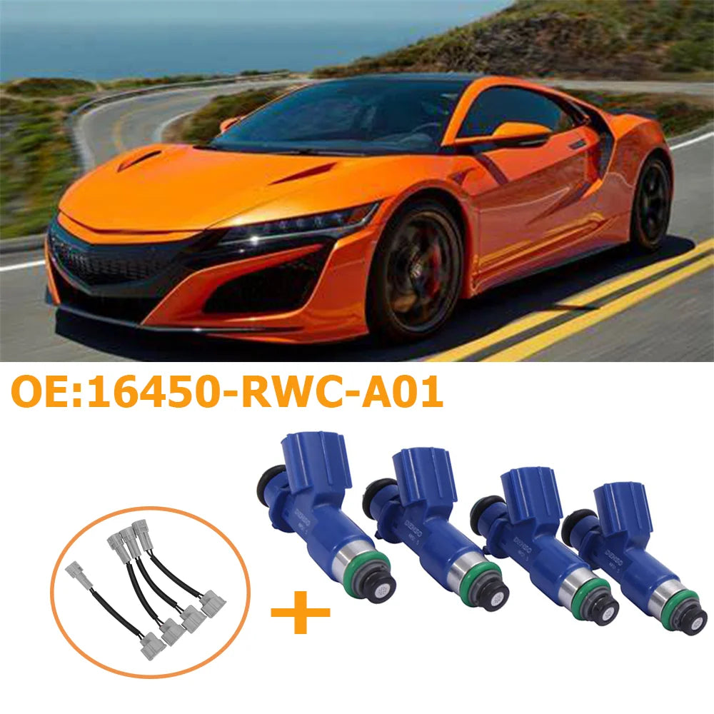 16450-RWC-A01 Fuel Injector 410CC K23T For Acura Honda Civic RDX Integra RSX K20 K24 B16 B18 Nozzle Engine Injection 16450RWCA01 - Shopifynow