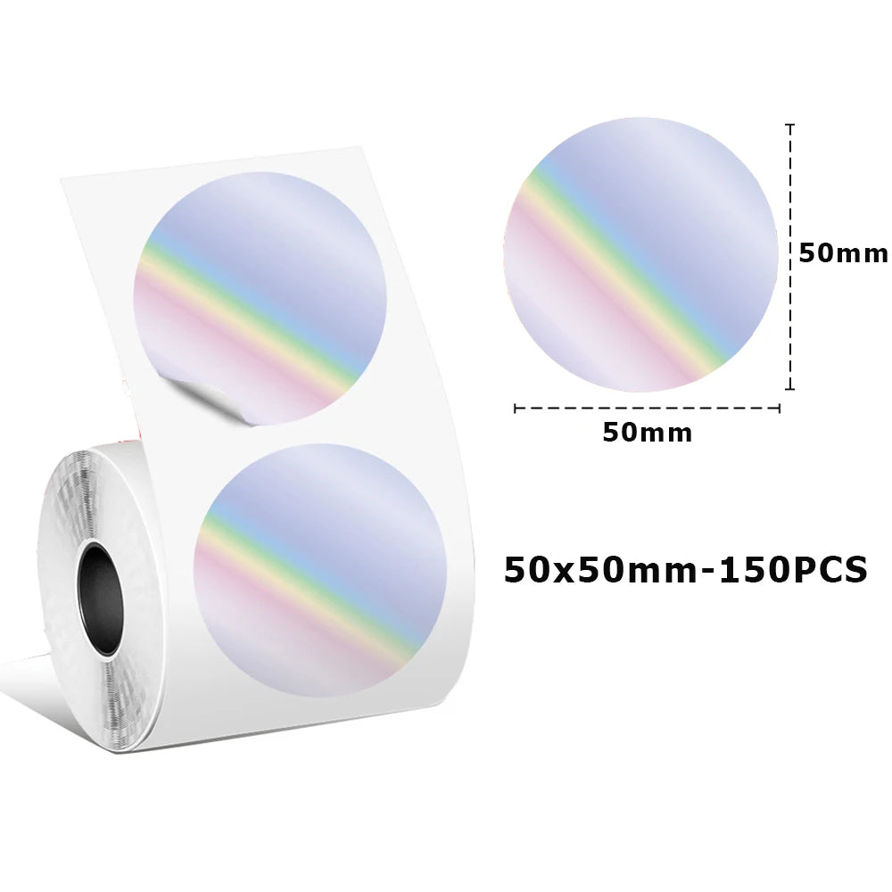 M110 Color Transparent Thermal Adhesive Label Roll,suit for phomemo M110/M200/M120/M220 E210 P50 DETONG P1 - Shopifynow