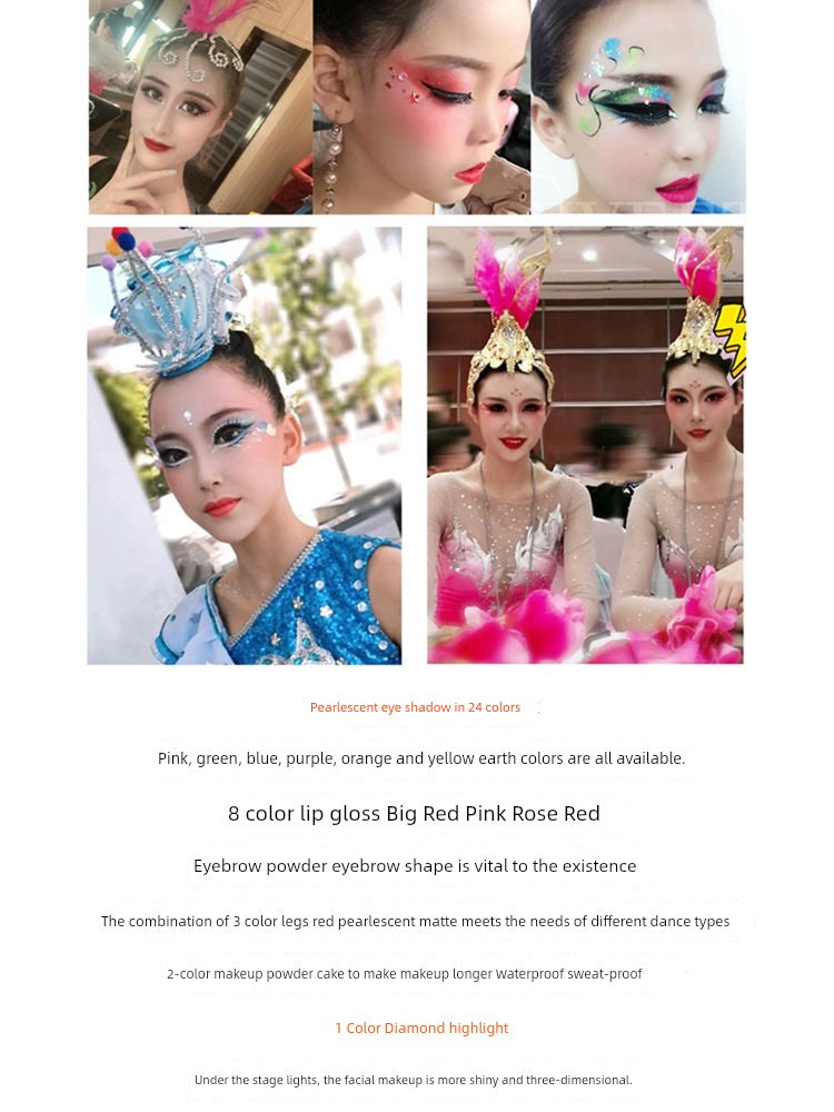 39 Colors Cosmetic Powder Box Makeup Set Complete Set Non-Toxic Stage Performance Eye Shadow Plate Kids 61 Blush Shopifynow