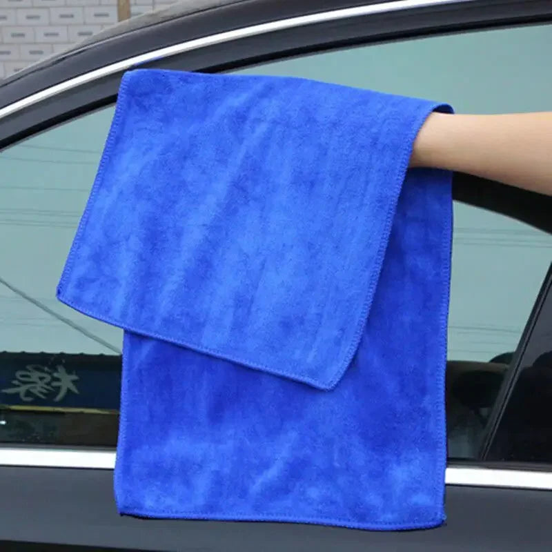 20PCS 30*30 General Cleaning Towel Soft Microfiber Car Cleaning Towel Drying Cloth Hemming Wash Towel Water Suction Polishing Shopifynow