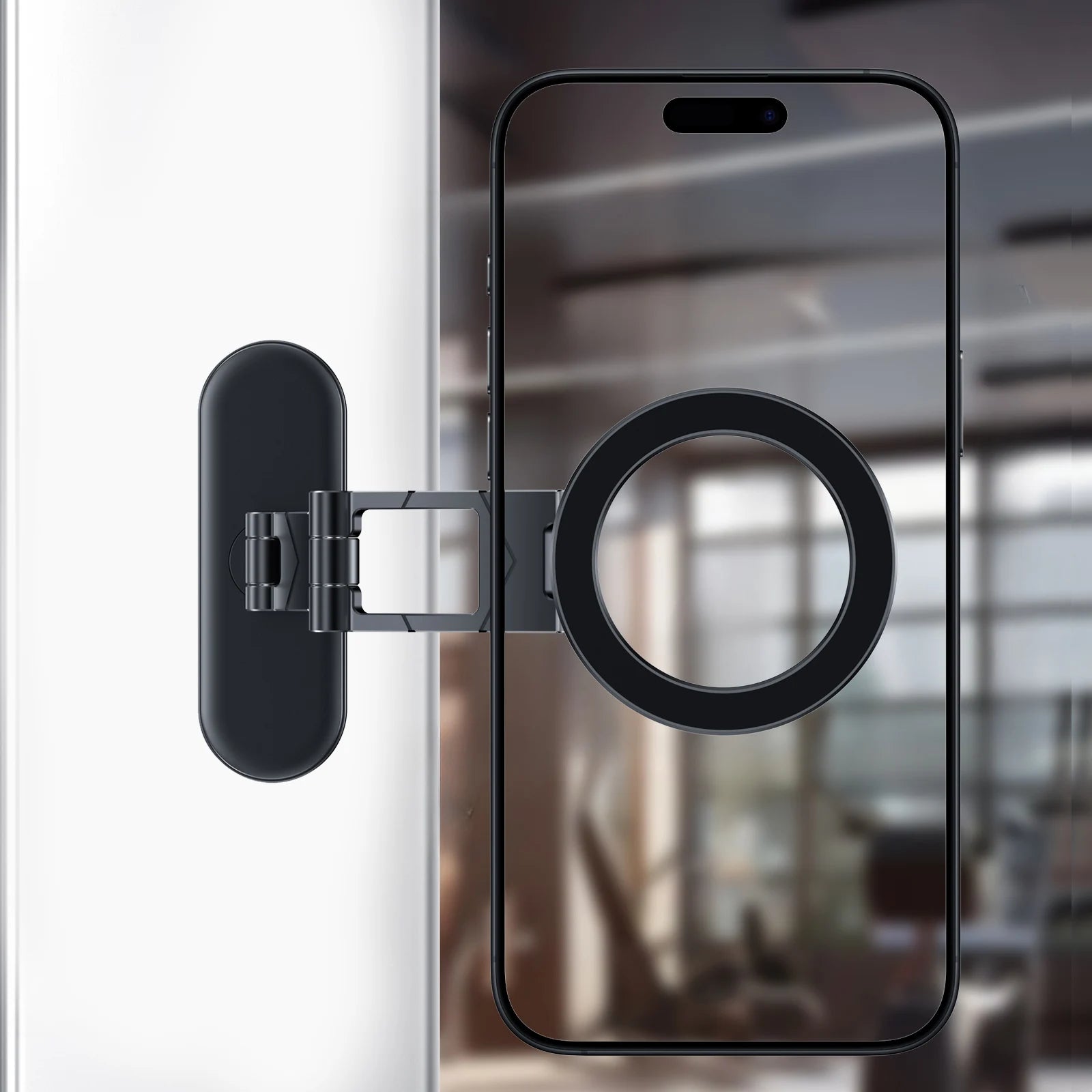 Dual Side Magnetic Car Phone Holder for Magsafe Car Dashboard Mount 360° Rotation Phone Holder for iPhone 17 16 15 Android