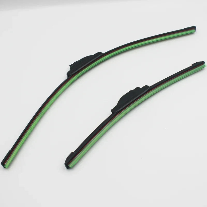 Car Windshield Wiper blades Universal Soft Double layer Rubber Frameless Bracketless car wipers 14" 16" 19" 20" 21" 22" 24"26"