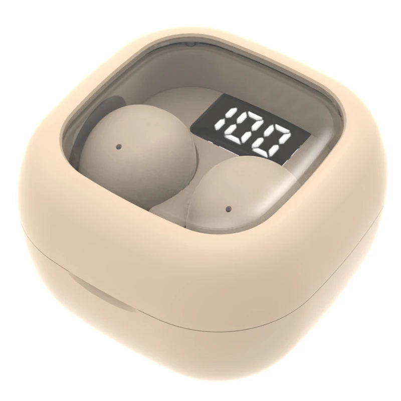 SK19 Super bass Earphones TWS Wireless Bluetooth Headset With Mic Smart Touch Headphones Invisible Mini Noise Reduction Earbuds Shopifynow