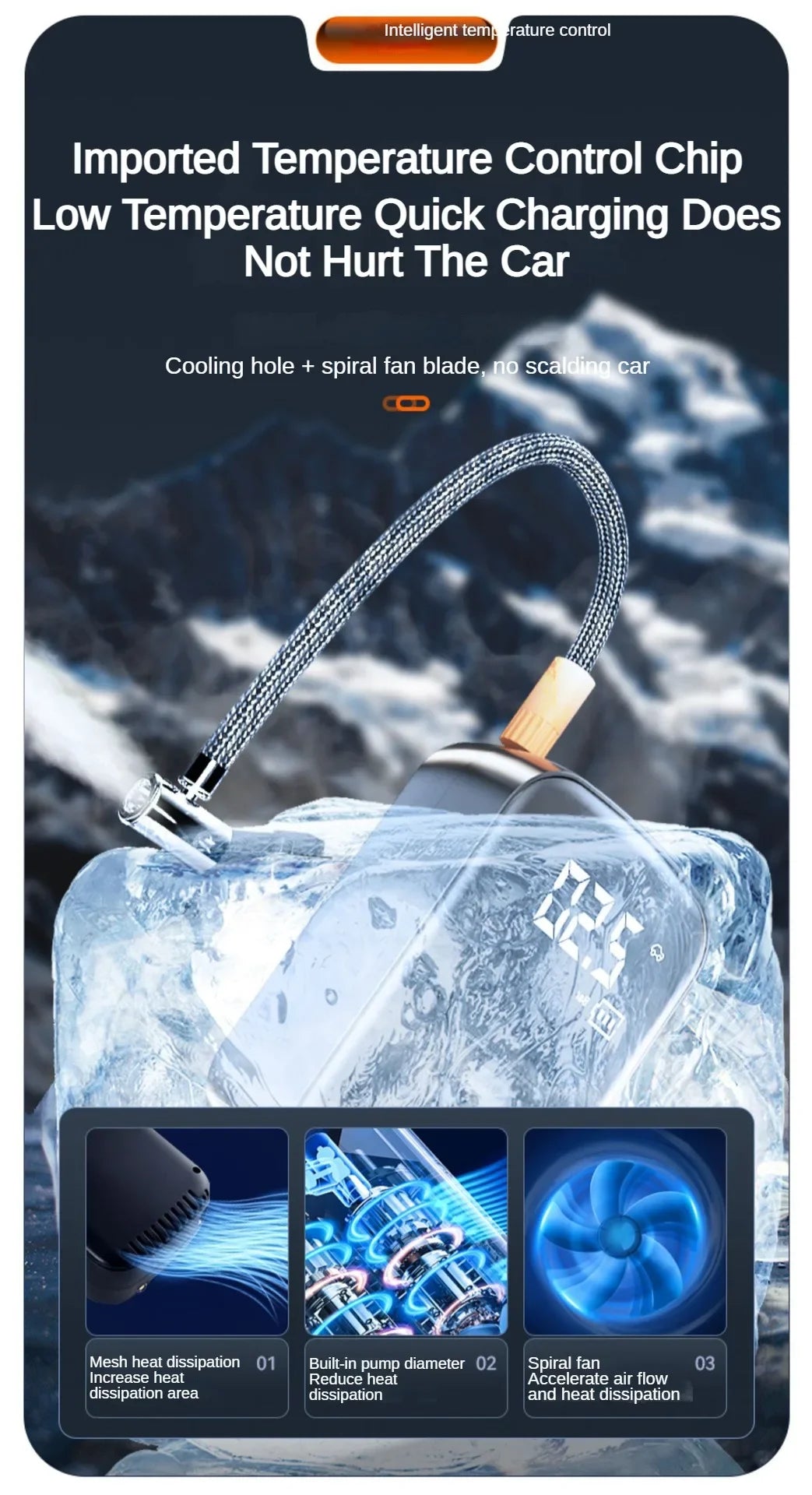 EAFC Portable Tire Inflator Car Tire Inflator Tire Inflator Pump With Digital Display Electric Inflator Mini Bicycle Air Pump Shopifynow