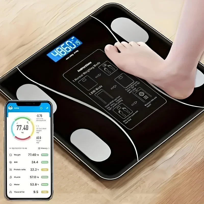 Intelligent Digital Body Scale With Backlit LED Display Screen,Weighing Up To 400 Pounds,Ideal for Weight Management & Fitness Shopifynow
