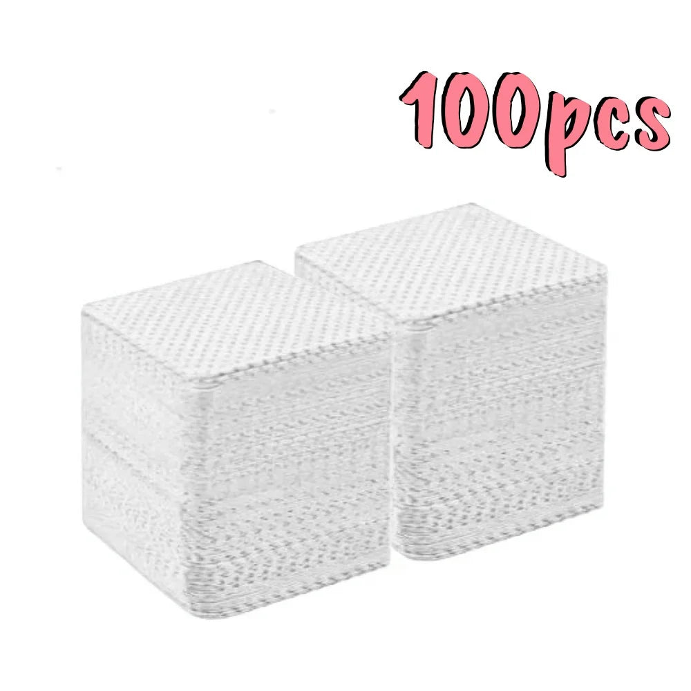 20/600pcs Lint-Free Nail Wipes Gel Cleansing Tissues Aluminum-Free Nail Polish Remover Pads for NaiArt Beauty Cleaning Care Tool - Shopifynow