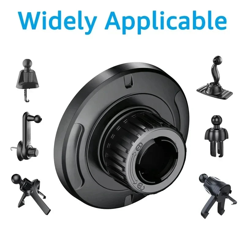For MagSafe Car Mount Accessories Universal Magnetic Car Phone Holder Parts Suitable for 17mm Ball Head Base Magnet Brackets