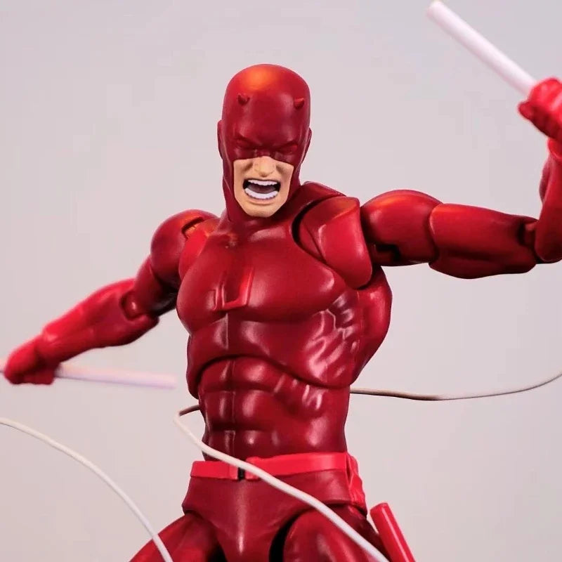 In Stock Ct Toys  Mafex 223 DAREDEVIL Action Figure Comic Version Figure Shf Anime Figurine Statue Model Collection Gifts Toy Shopifynow