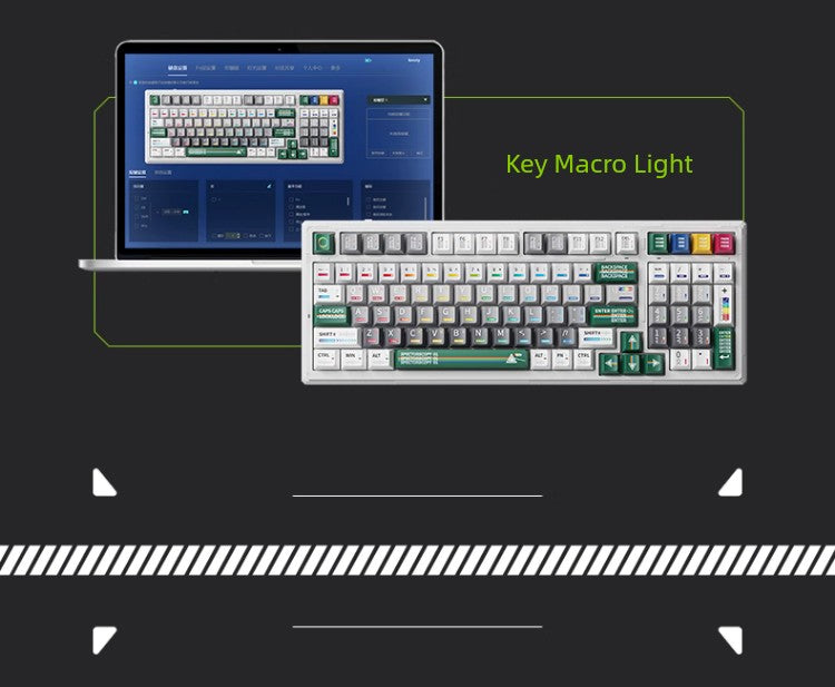 Ikbc Wireless Bluetooth Mechanical Keyboard Customized K99/K87 Three-Mode RGB Boys Only for E-Sports Game Keyboard Shopifynow