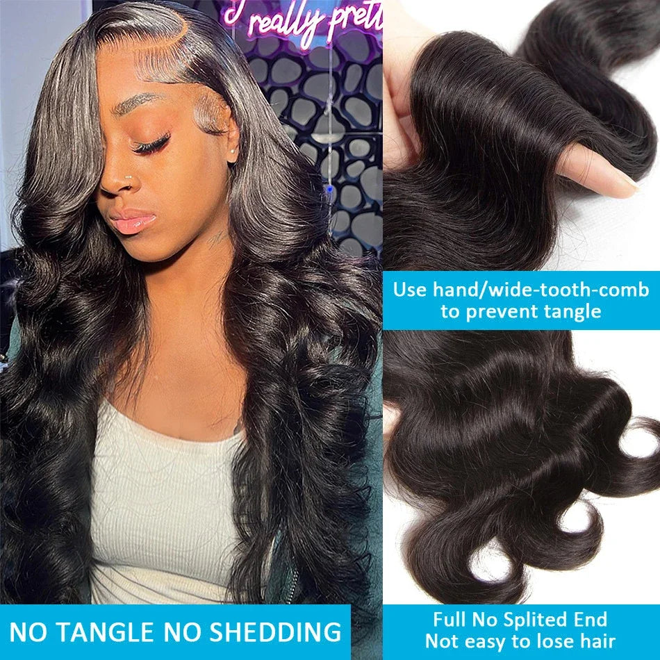 32Inch Body Wave 13x4 13x6 HD Lace Front Human Hair Wigs 4X6 5X5 Glueless Wig Ready To Wear Brazilian Lace Frontal Wig For Women Shopifynow