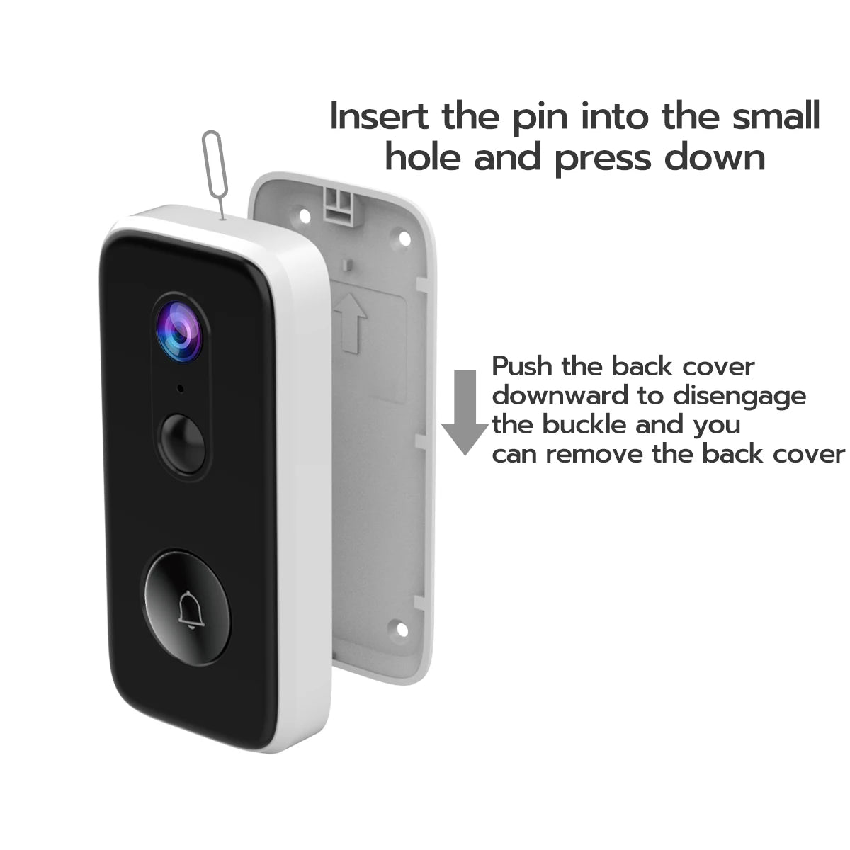 JOOAN 2K Intelligent WiFi Doorbell With Camera Smart Home WiFi Video Doorbell Outdoor Battery Powered Security Video Intercom Shopifynow