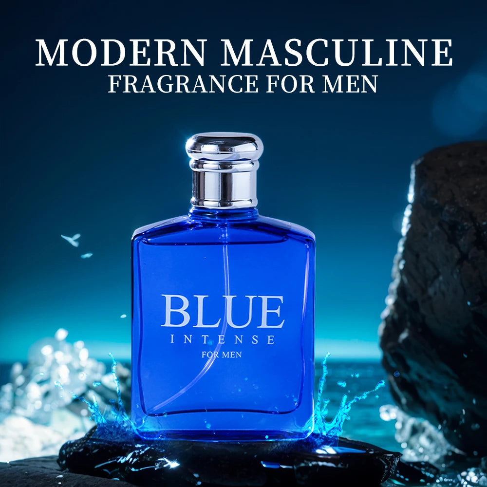 BLUE CHARM Eau de Parfum Spray 3.4 Ounce / 100 Ml  Multi-Layered Fragrance Aromatic Fragrance for Men Men's EDP Perfumes Fruit Shopifynow