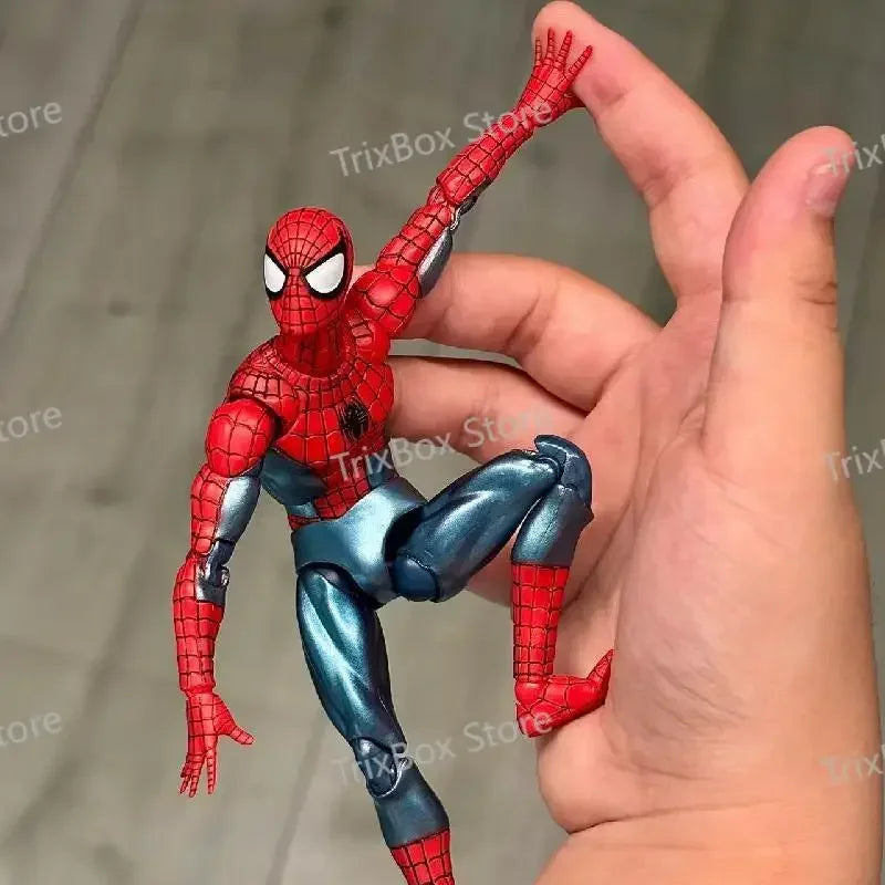 2026IN stock new CT toys 16CM Mafex 075 Spiderman Action Figure Spider Man Multiple Accessories Model Doll Toys Collection Gifts Shopifynow