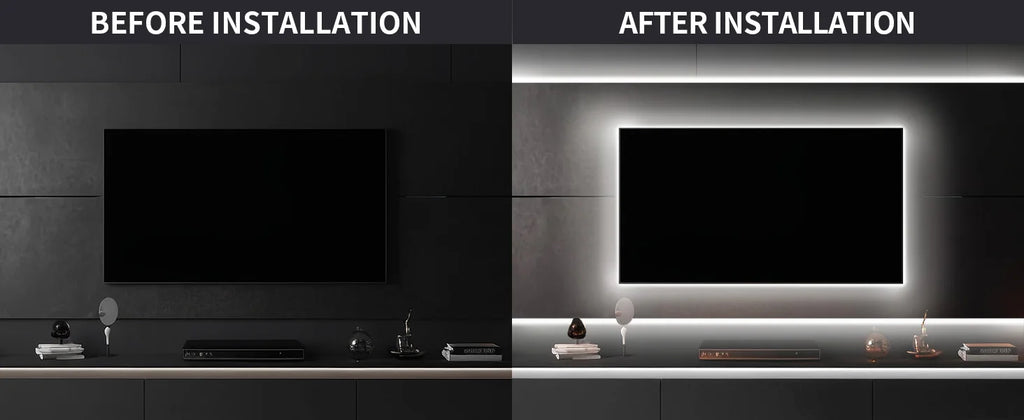 COB LED Strip Light 12m/roll Warm White 3000K 65000K High Lumen CRI 90+ with RF Remote for Bedroom Counter Under Cabinet Kitchen