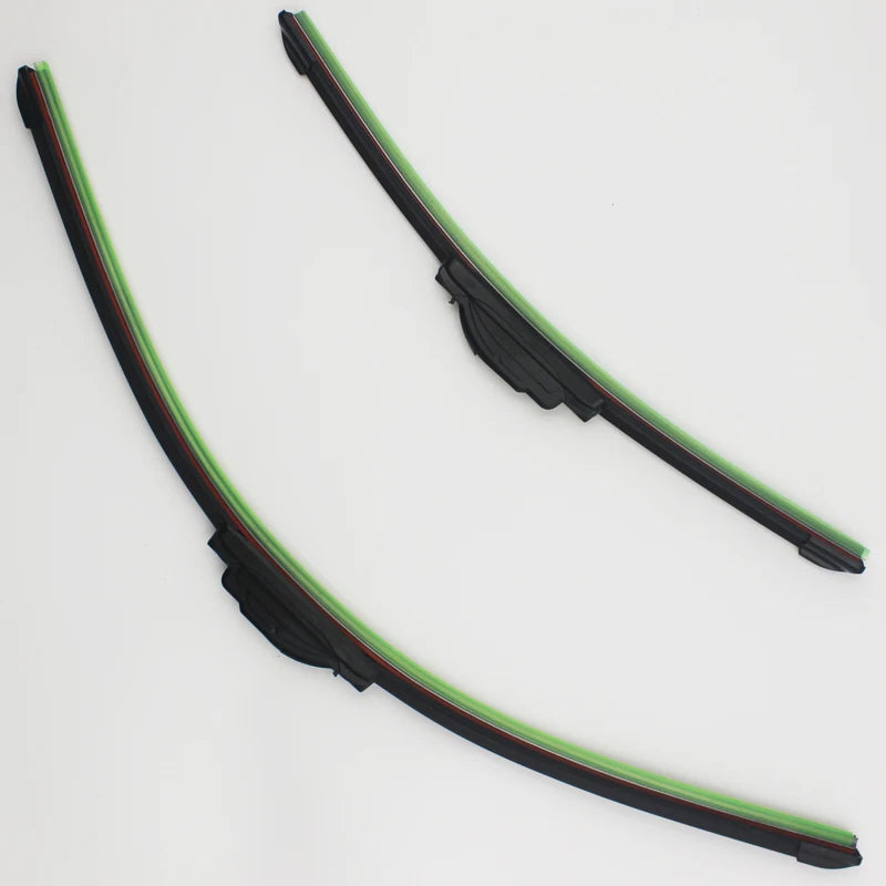 Car Windshield Wiper blades Universal Soft Double layer Rubber Frameless Bracketless car wipers 14" 16" 19" 20" 21" 22" 24"26"