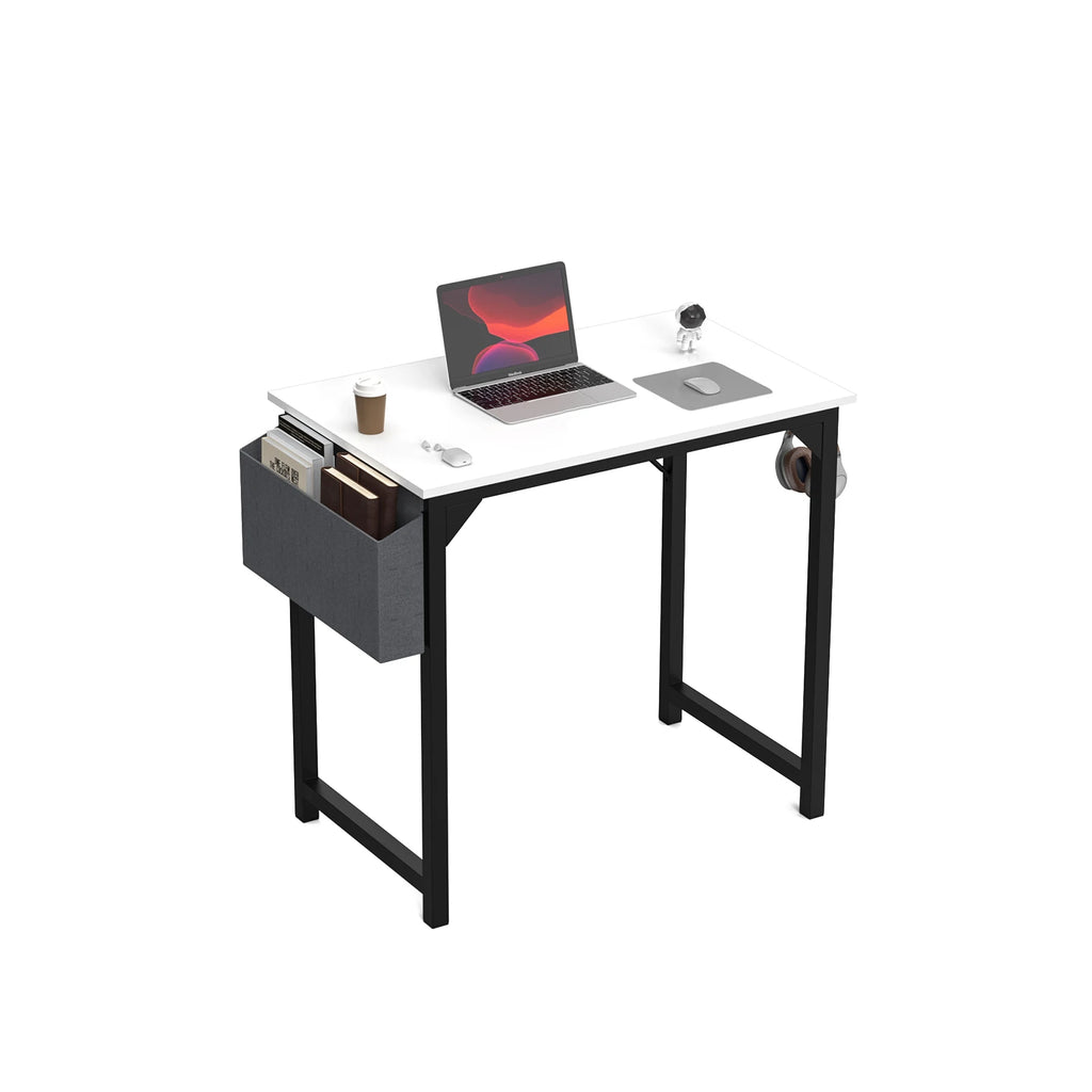 JHK Computer Desk Writing Study Office Gaming Table Modern Simple Style Compact with Side Bag Headphone Hook Easy Assembly Shopifynow