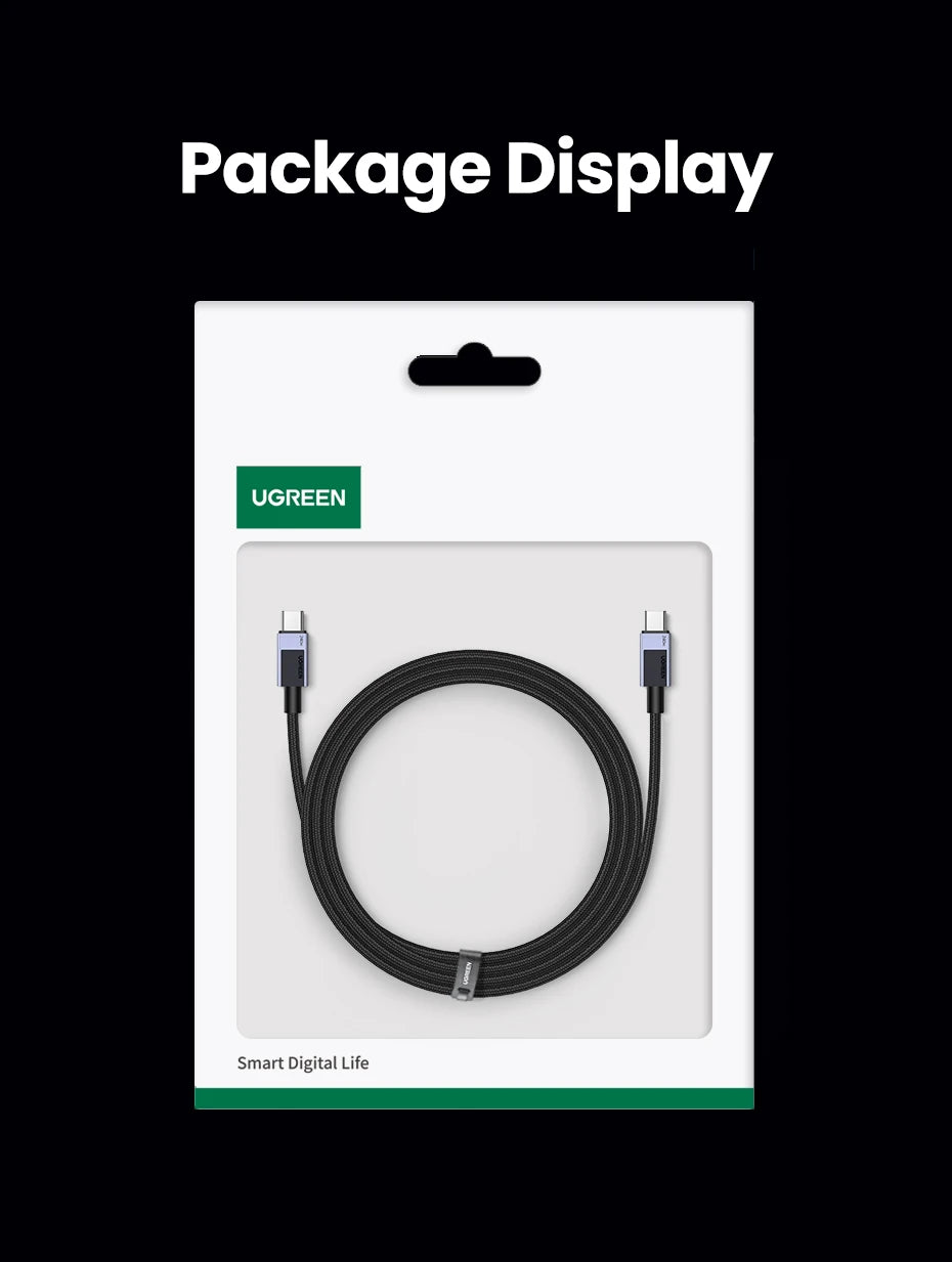 UGREEN PD 240W USB C to USB C Cable PD3.1 Fast Charge for MacBook Laptop iPhone 17 16 iPad Samsung S25 S24 5A PD Charging Cable - Shopifynow
