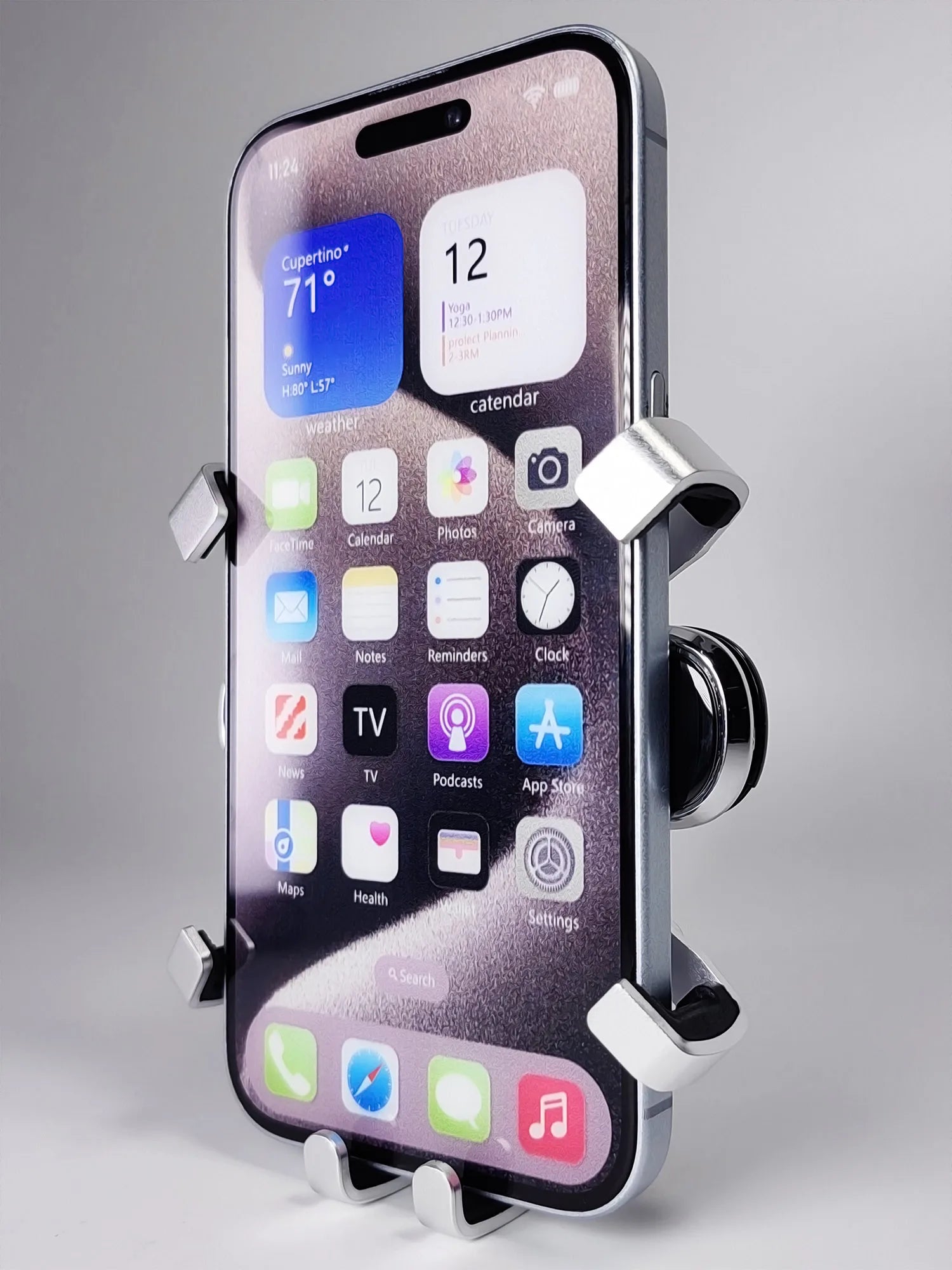 For Toyota Corolla 2019 2020 2021 2022 Phone Holder Car Double Bracket Base Magnetic MagSafe Wireless Charging Car Phone Mount