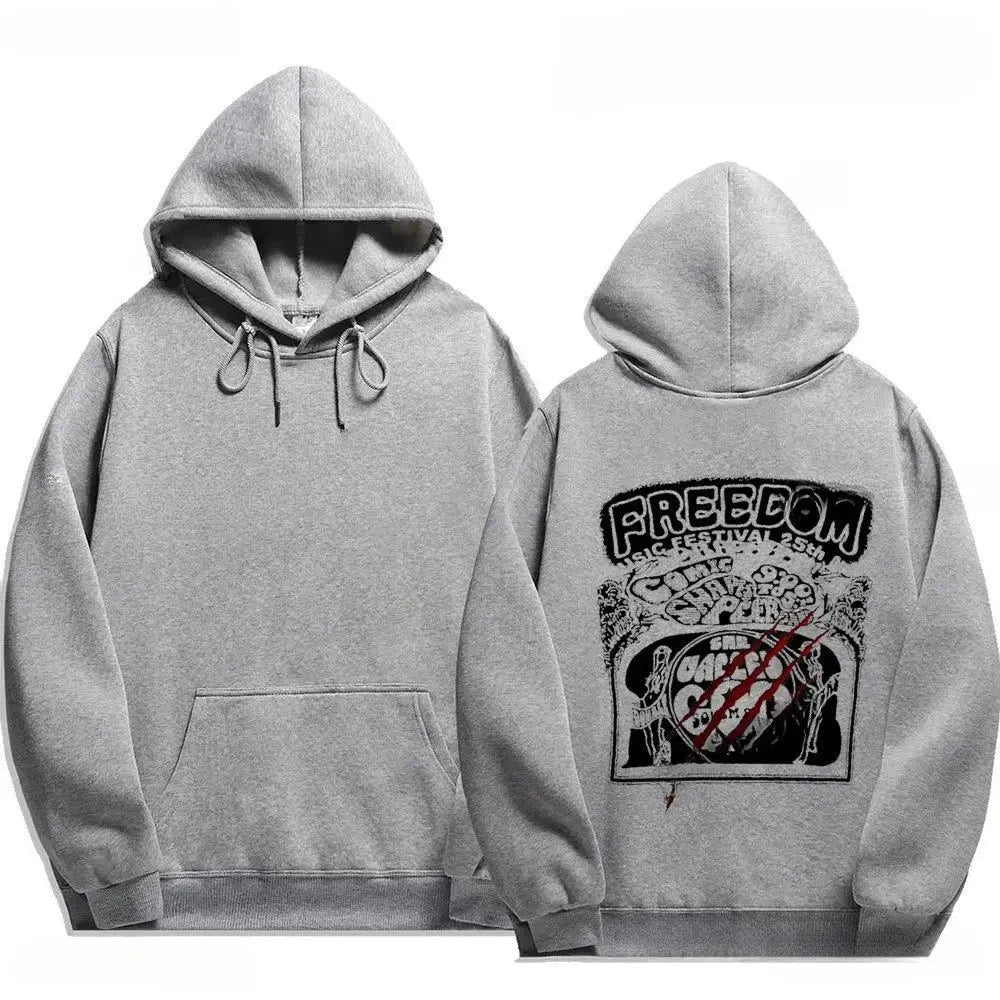 The New Style of The Scream of Fear Hoodie, A Unisex Sweatshirt, Is A Long-sleeved, Loose and Comfortable Pure Cotton Hoodie Shopifynow