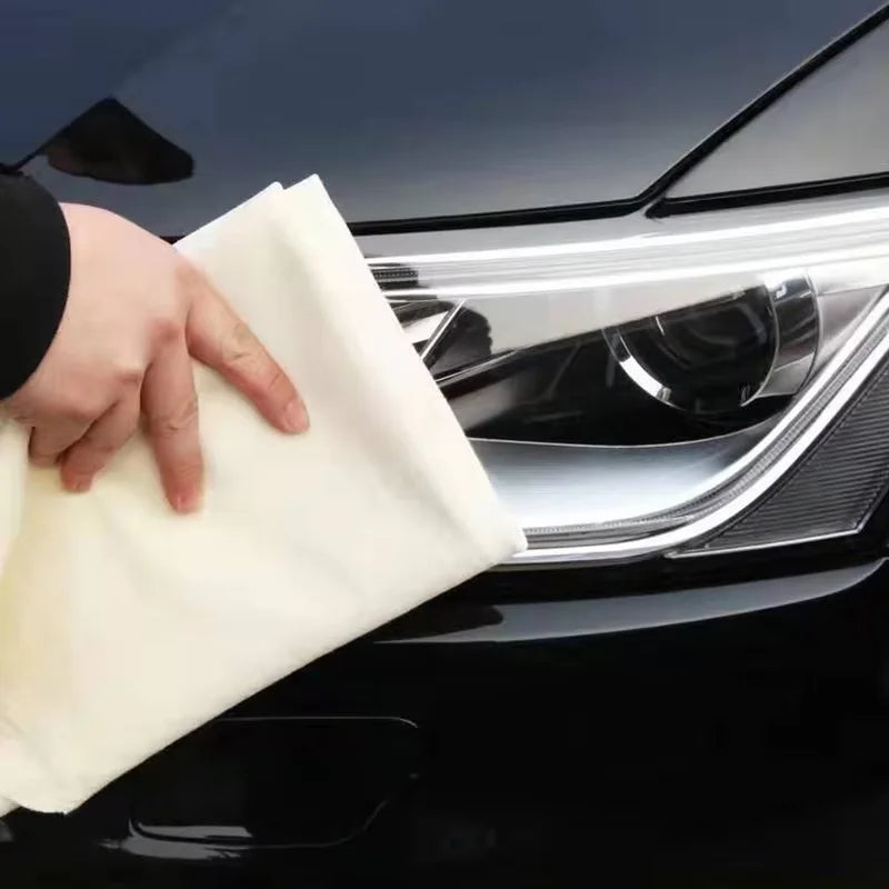 60x90cm Goat Skin Leather Car Washing Towel Super Absorbent Glass Drying Rags Home Clean Cloth Quick Dry Cleaning Towels 1Pcs Shopifynow