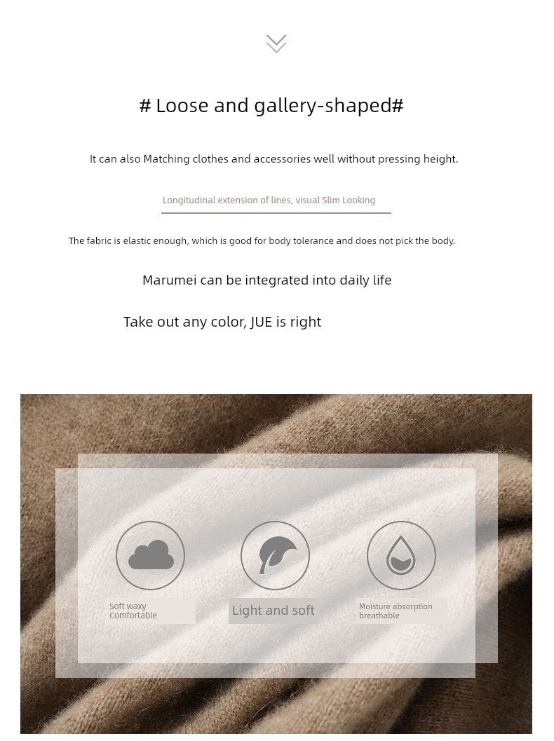 Erdos Mid-Length Sweater Skirt Cashmere Sweater Shopifynow