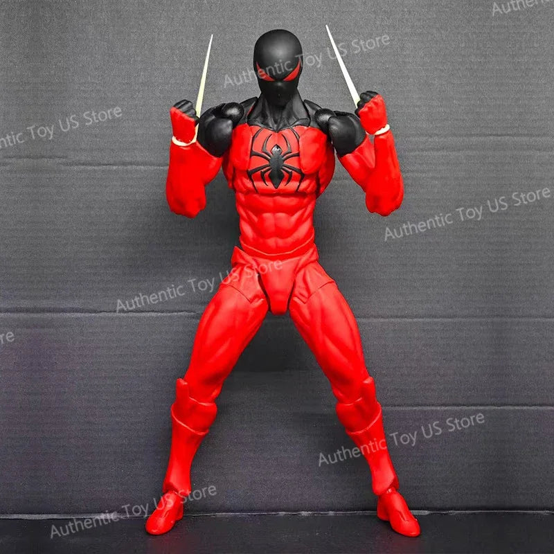 Mess Toys Spider Man Symbiote Spiderman Messtoys Black Suit Neighbor Scarlet Spider Anime Action Figure Gifts Toys Shopifynow