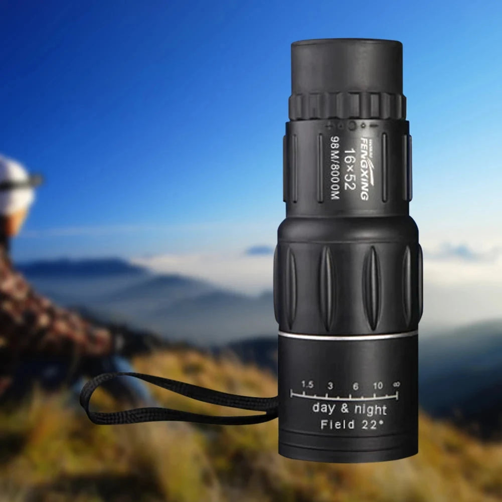 16x52 Portable Monocular Telescope 66M/8000M Zoom Long Range Spyglass Outdoor Binoculars for Outdoor Sports Camping Travel Shopifynow