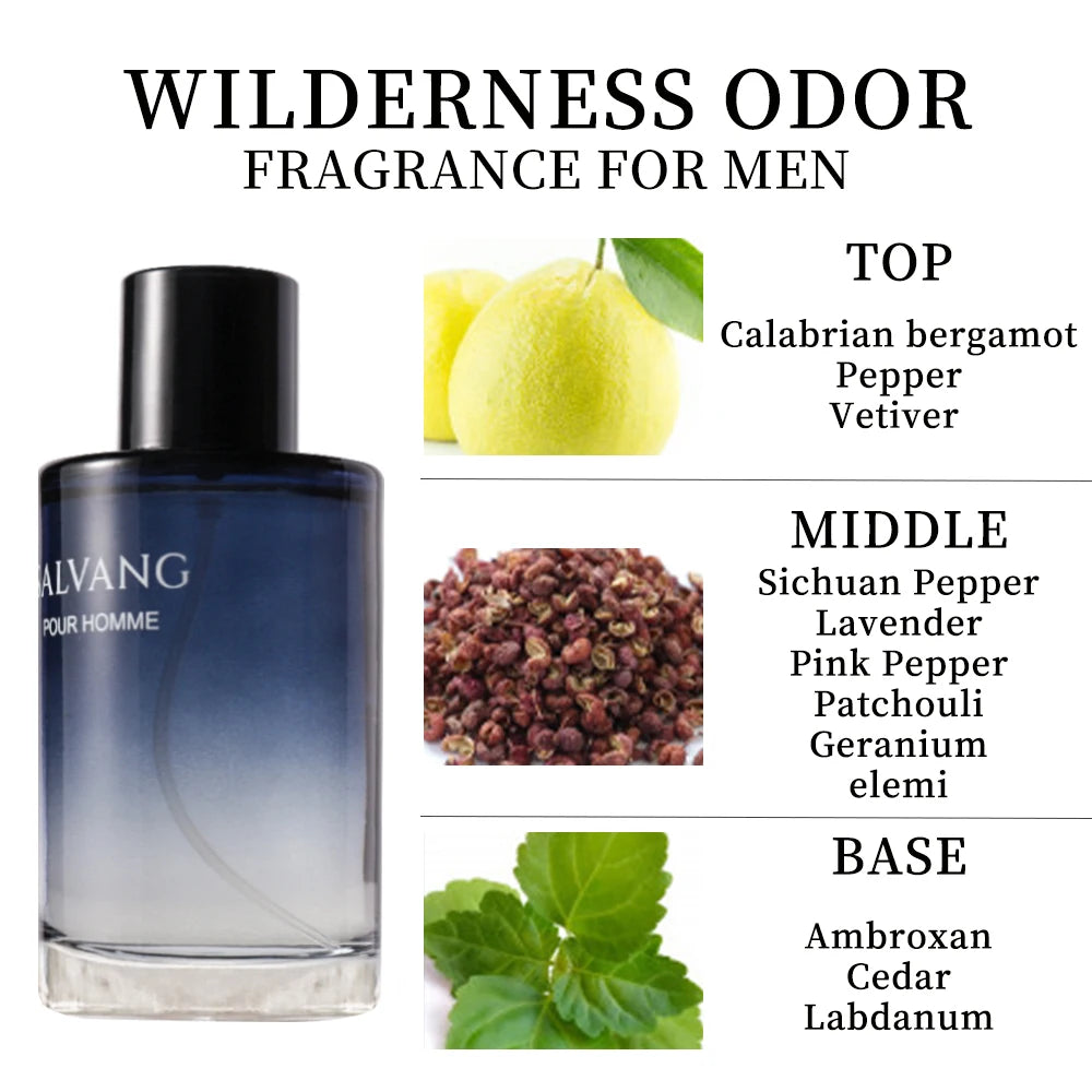 3.4 Oz Men's Eau De Toilette Spray, Long-Lasting Perfume, Calabria, Lemon, Pepper And Vetiver, Very Suitable For Dating, Daily L Shopifynow