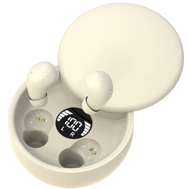 SK26 Bluetooth 5.4 Wireless Earphones Small Earbuds Sleeping Sport Invisible Headphones Bass Sound Quality Headset Sliding Cover Shopifynow