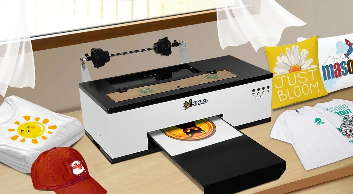 SIHAO A3 L1800 DTF Printer & Oven Combo Kit, DTF Transfer Film Heat Press for T-Shirt/Clothes/Hoodie/Shoes Custom Printing - Shopifynow