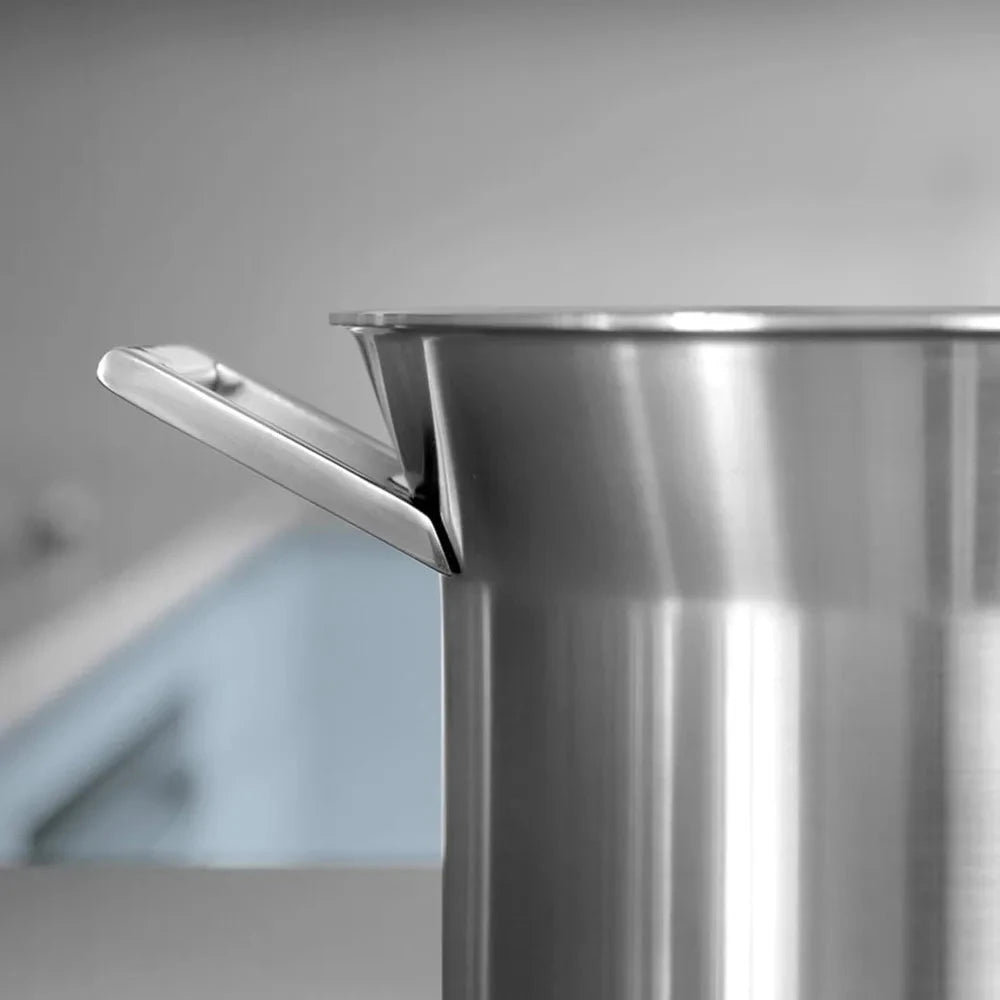 20 cm/ 3 Litre 3-Ply Stainless Steel Stock Pot with Lid Shopifynow